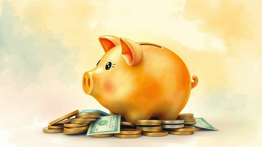 추가 납입 전략, 세액공제 혜택 UP! (watercolor 스타일)