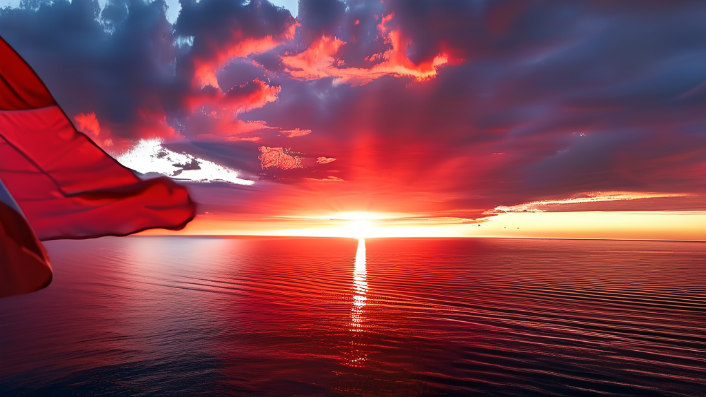 호르무즈 해협 통제권: 또 다른 갈등의 불씨 (realistic 스타일)