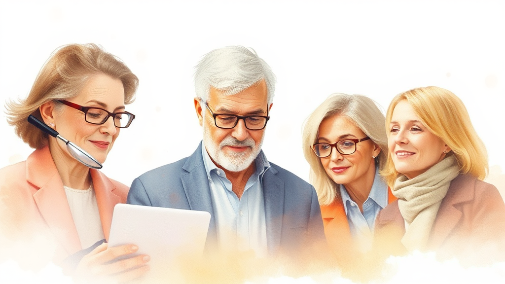 워크넷 채용 정보 검색 팁 (watercolor 스타일)