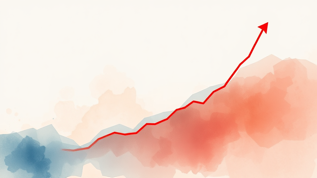 투자 전략 & 기술적 분석 (watercolor 스타일)