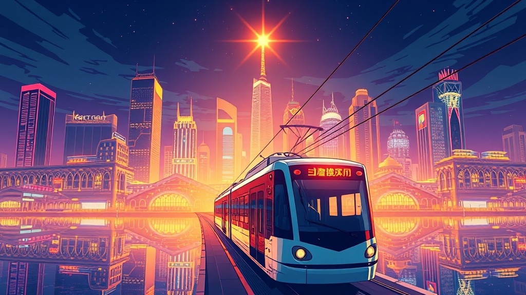 미래 가치와 개발 호재 (illustration 스타일)