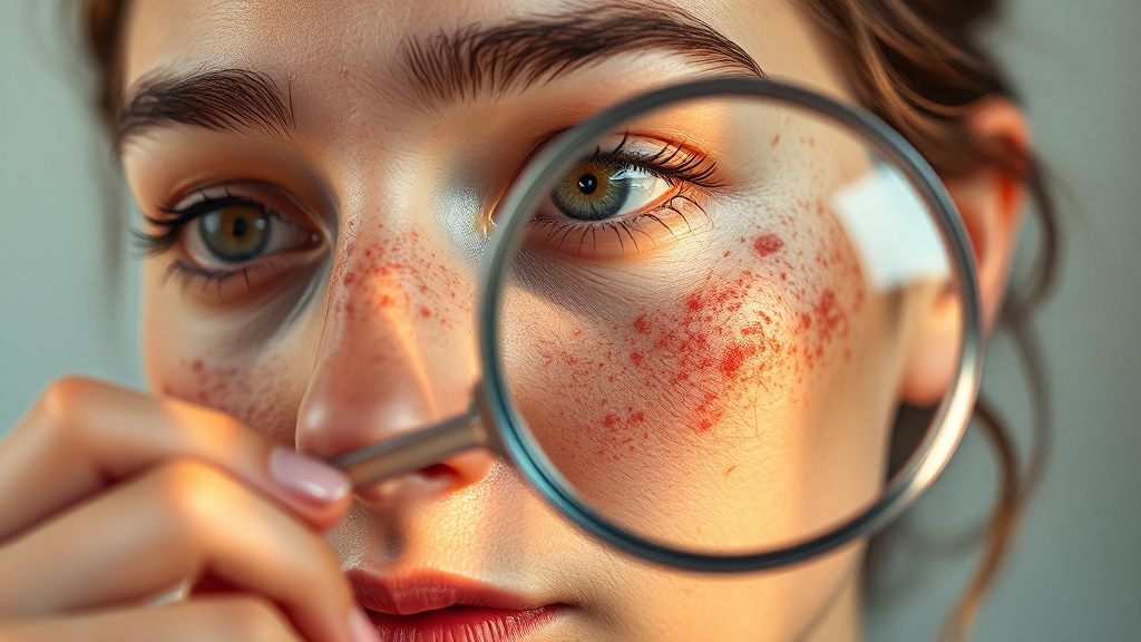 좁쌀 여드름, 극복할 수 있어요! (realistic 스타일)