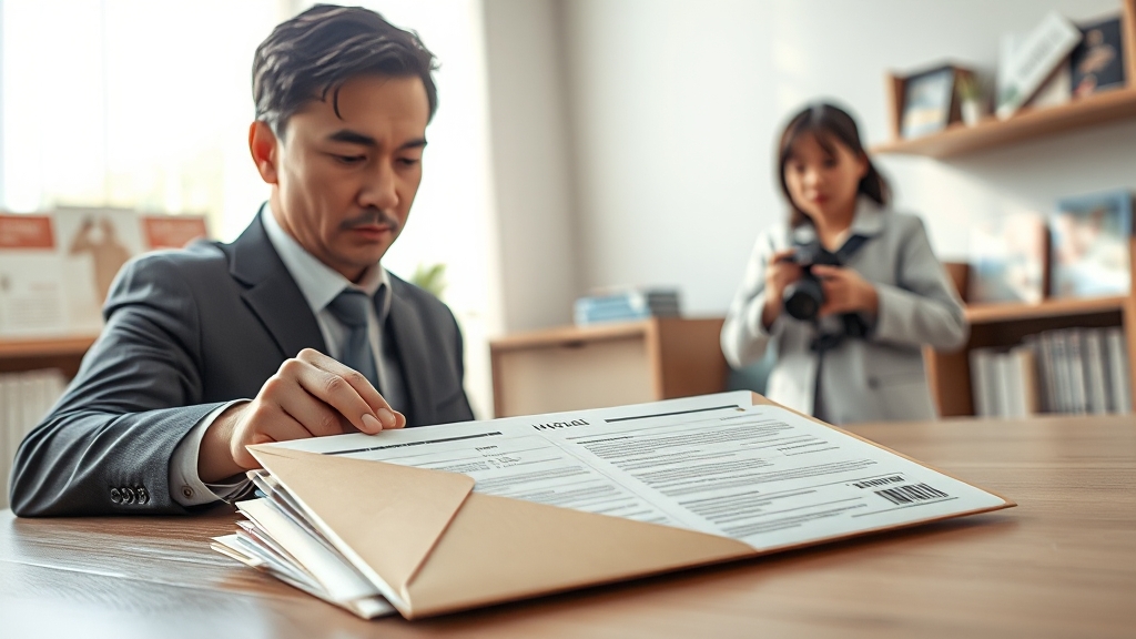 중간정산 신청 방법 (realistic 스타일)