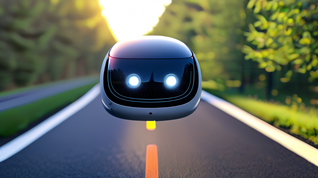 스트라드비젼: 자율주행 기술의 핵심 기업 (realistic 스타일)