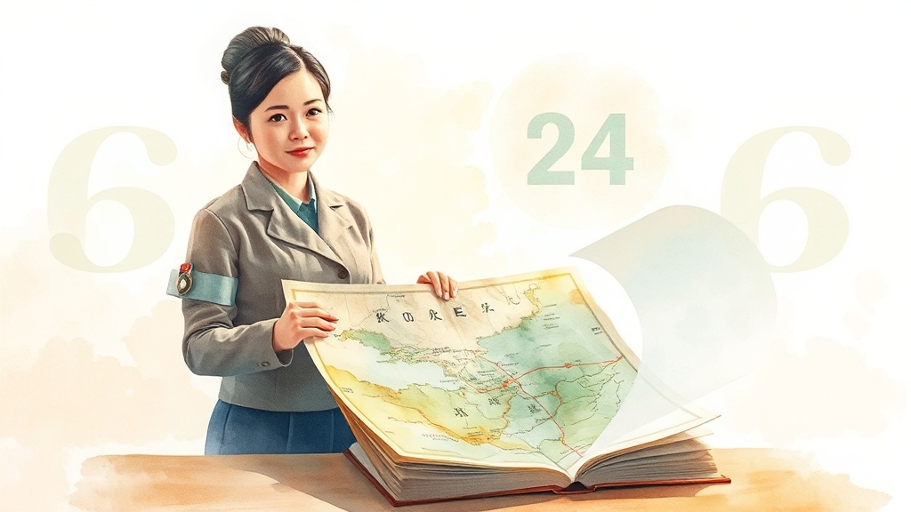 토지대장, 인터넷으로 간편하게! (watercolor 스타일)