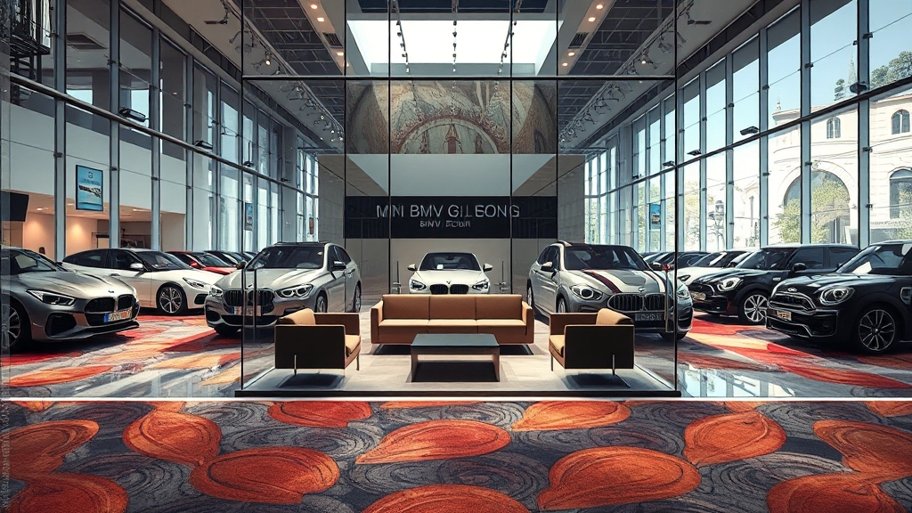 전시장 위치 및 접근성 (realistic 스타일)