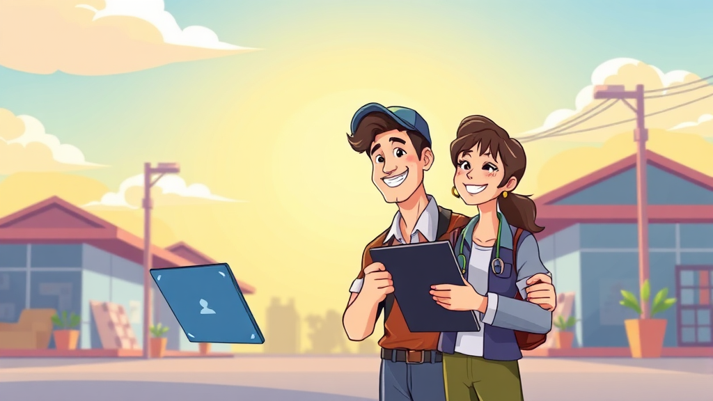 경영안정바우처란? (cartoon 스타일)