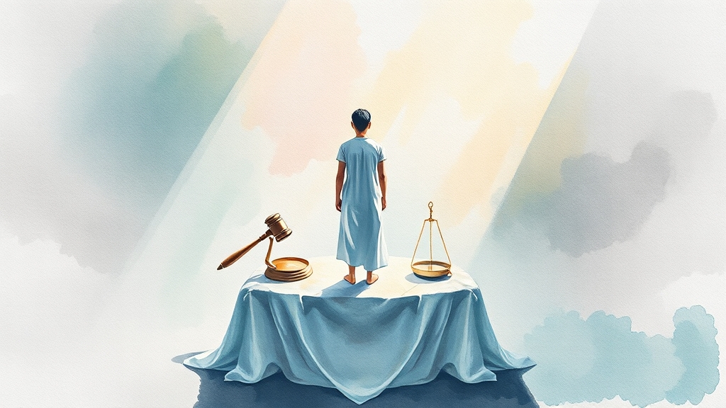 개인회생 vs 채무조정, 뭐가 다를까? (watercolor 스타일)