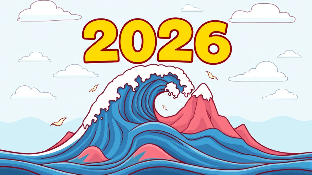 2026년 환율, 핵심은? (cartoon 스타일)