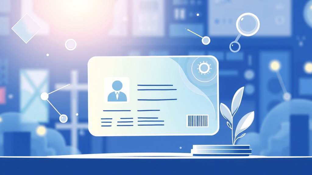 IC 주민등록증 신청 방법 (illustration 스타일)