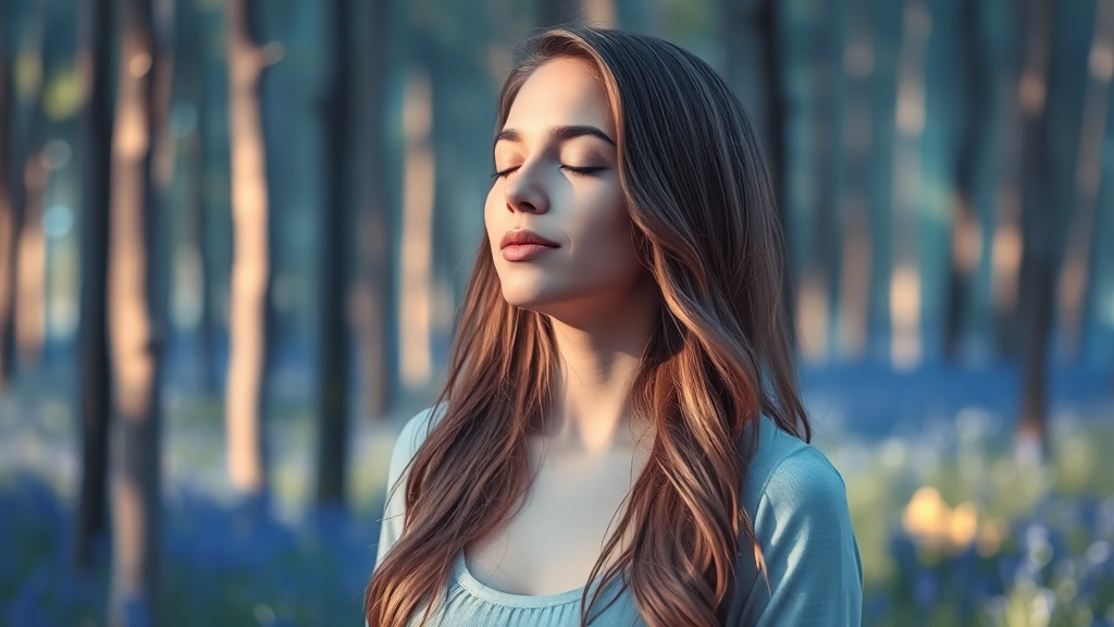 탈모 예방, 생활 습관이 중요! (watercolor 스타일)