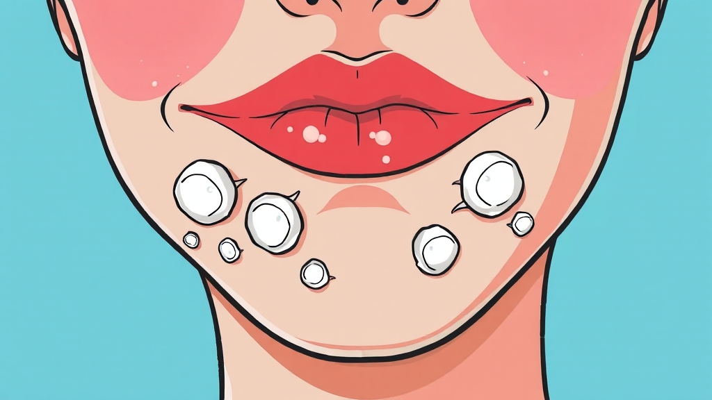 입술 물집? 단순포진 원인, 증상부터 전염 예방, 치료법 A to Z (2025최신) 2 단순포진? 원인과 증상 (cartoon 스타일)