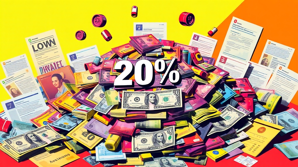 대출 한도와 금리, 어떻게 결정될까요? (popart 스타일)