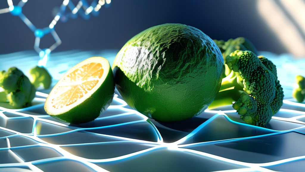 마그네슘의 놀라운 효능과 과학적 작용 (realistic 스타일)