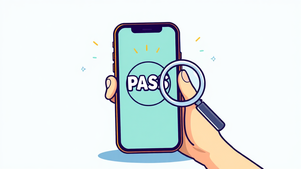 통신사별 PASS 앱 오류 해결 가이드 (cartoon 스타일)