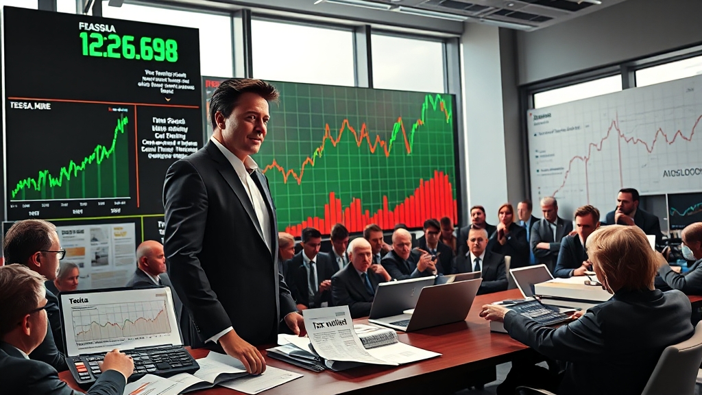 테슬라 주가, 변동 원인은? (realistic 스타일)