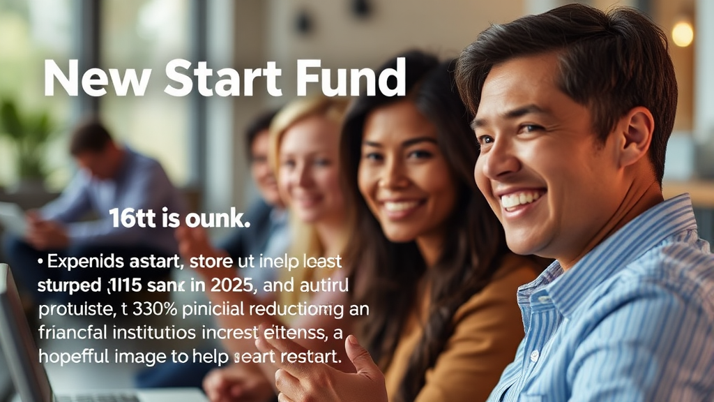 새출발기금 2025년 달라진 점과 핵심 변경 사항 (realistic 스타일)
