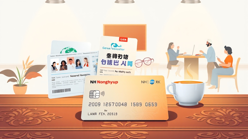 바우처 종류 및 사용 가능 교육 프로그램 (illustration 스타일)