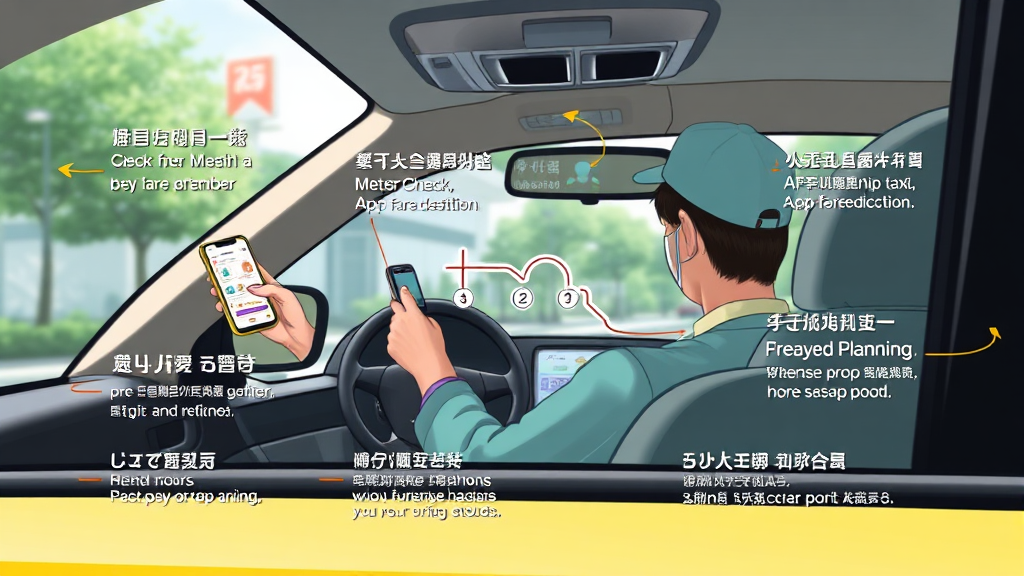 제주 콜택시 이용 시 주의사항 (realistic 스타일)