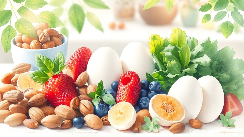 당뇨 간식 FAQ (watercolor 스타일)