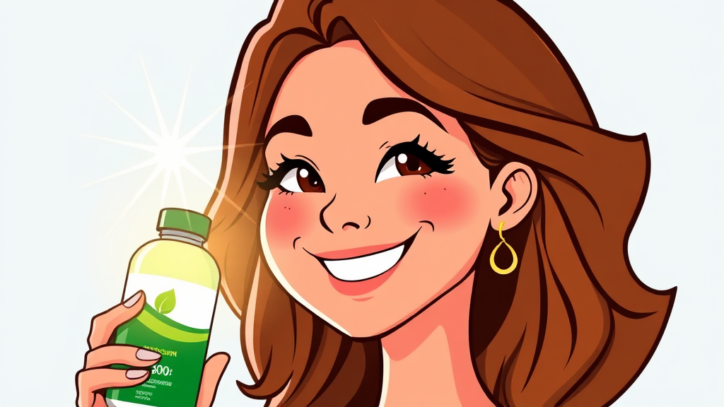 실제 경험담: 테라큐민 맥스60 섭취 후기 (cartoon 스타일)