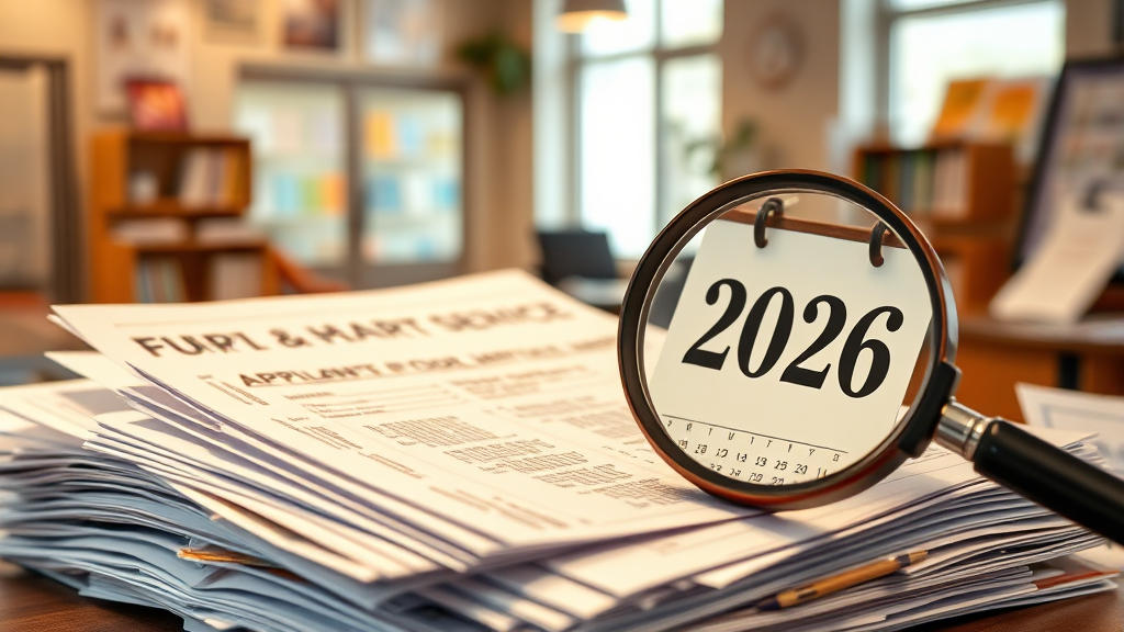 신청 기간 및 제출 서류 (realistic 스타일)