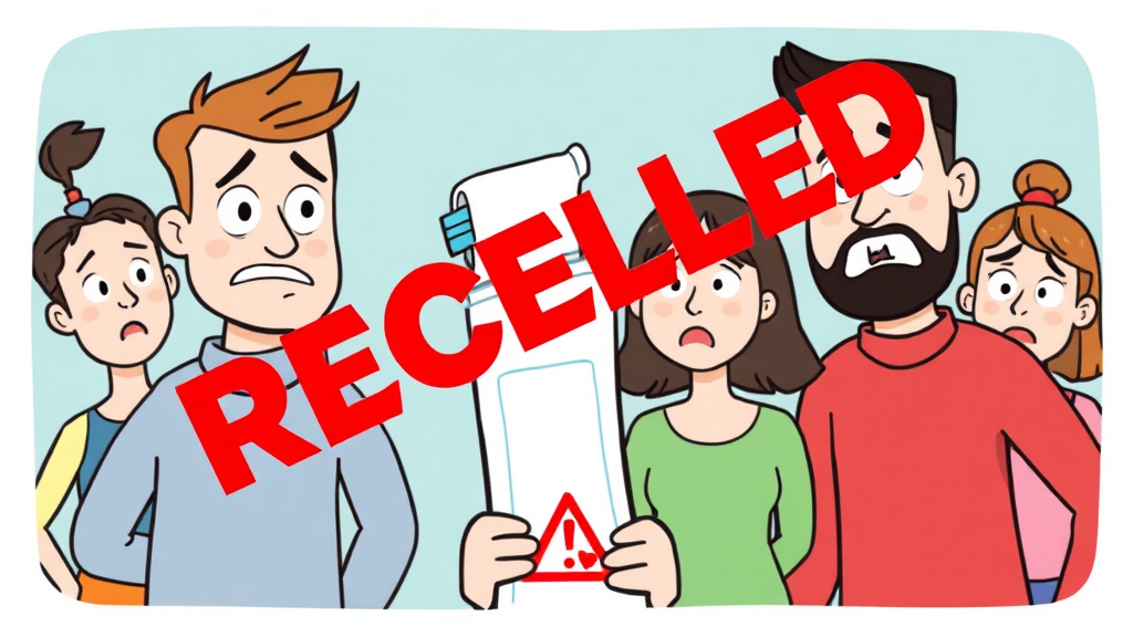 리콜 배경 및 원인 (cartoon 스타일)