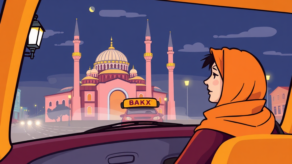 바쿠 여행 주의사항 (cartoon 스타일)