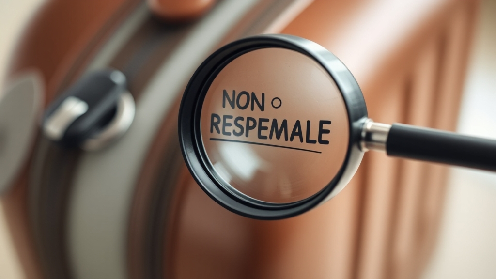 예약 전 필수 확인 사항 (realistic 스타일)