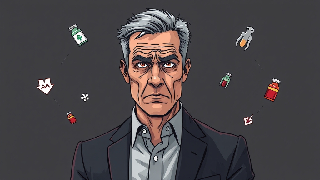 탈모약 부작용: 안전성 논란과 최신 정보 (illustration 스타일)