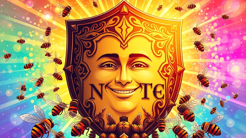 프로폴리스 효능: 면역력 UP! (illustration 스타일)