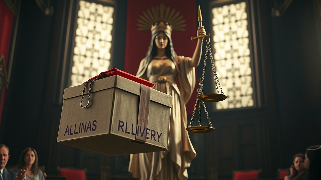 쿠팡 압수수색: 핵심 의혹은? (realistic 스타일)