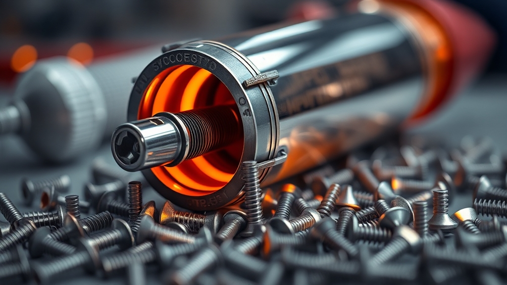 나사의 종류와 용도 (realistic 스타일)