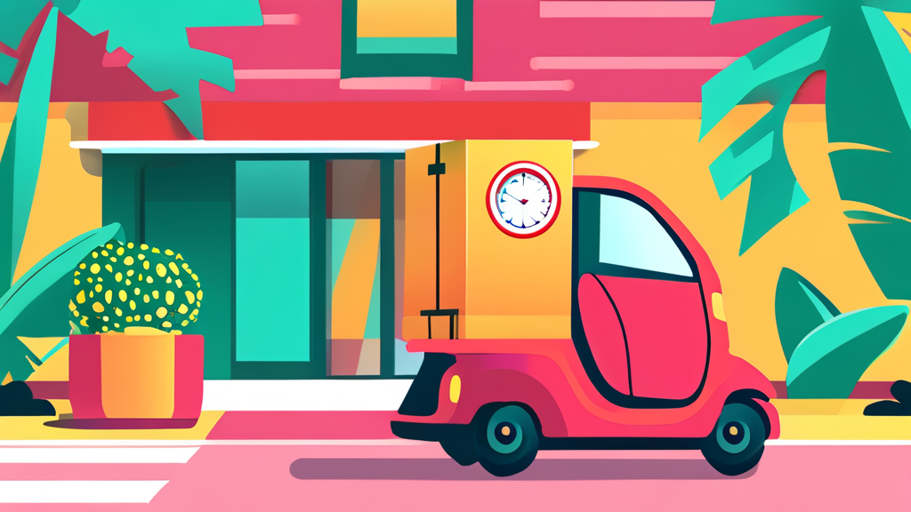 택배 분실 예방을 위한 실질적인 팁 (cartoon 스타일)