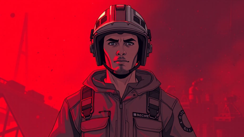 참사 현장의 심리적 충격과 후유증 (illustration 스타일)