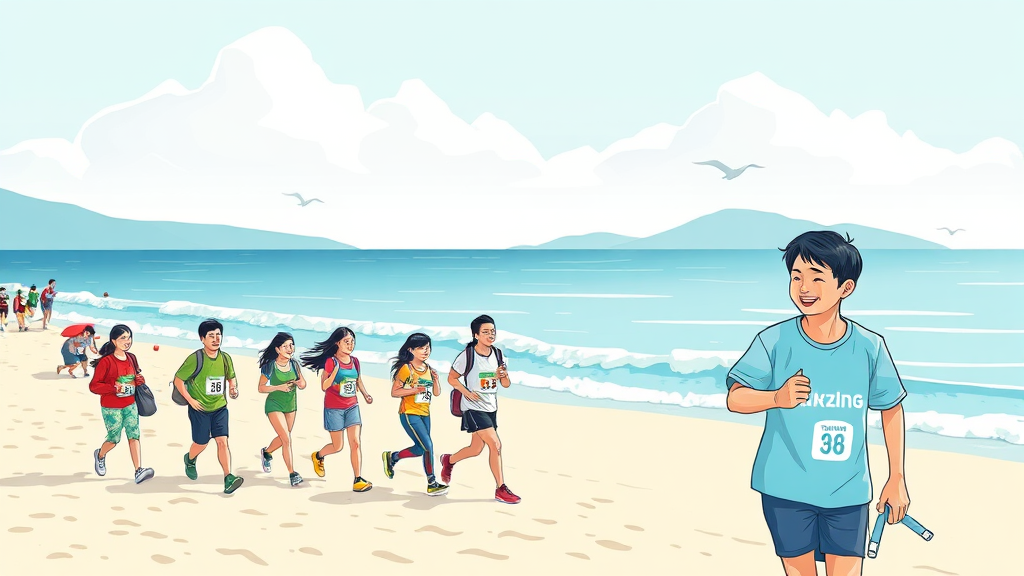 2026 걷기 대회 일정 (illustration 스타일)