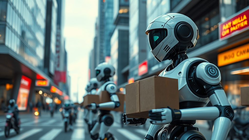 AI 로봇 작동 원리 파헤치기 (realistic 스타일)