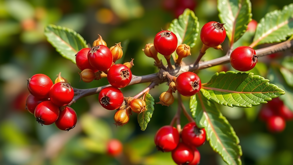 마가목, 어떤 나무인가요? (realistic 스타일)