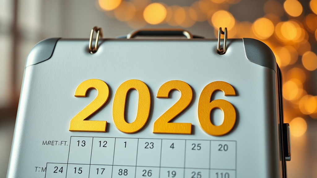 2026년 황금연휴, 연차 활용 꿀팁! (realistic 스타일)