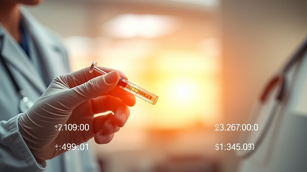 병원 vs 보건소, 어디가 저렴할까? (realistic 스타일)