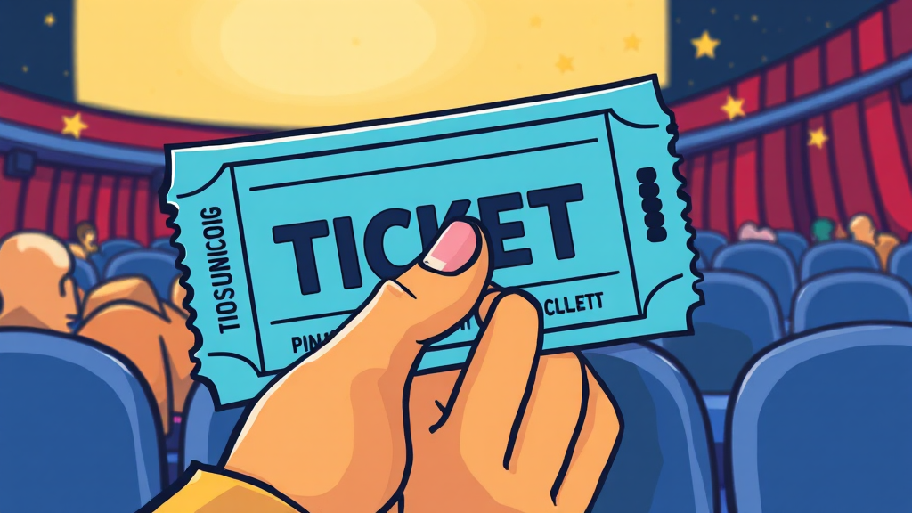 빵원 티켓 예매 팁 (cartoon 스타일)