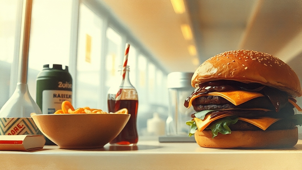 과거 군 생활과 소비 문화 (watercolor 스타일)