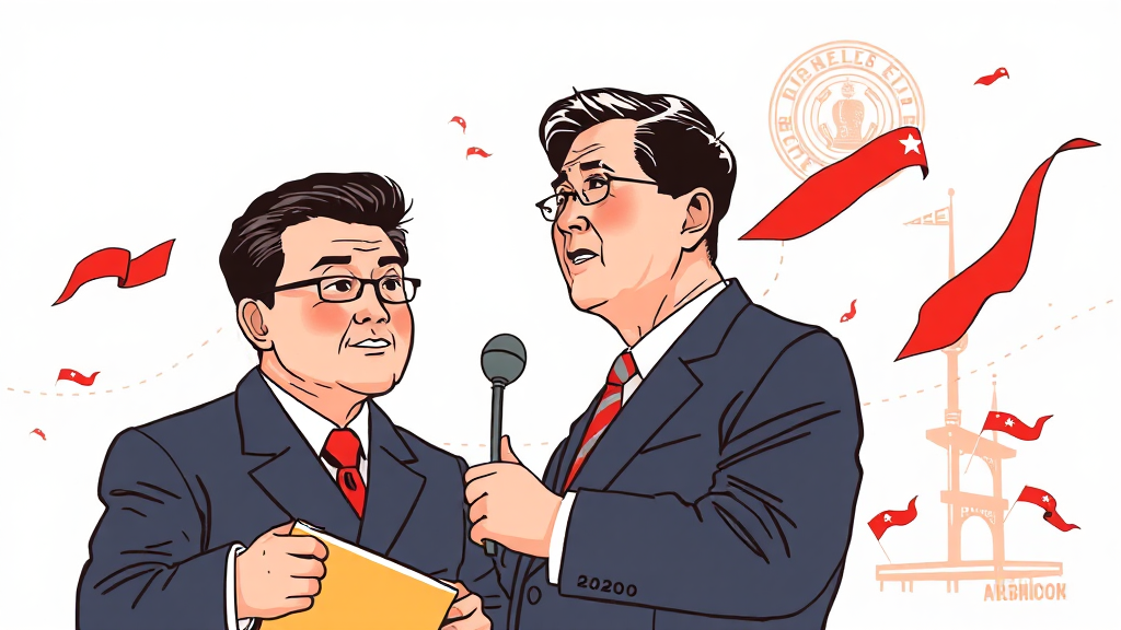 정치권, 정청래 발언 파장 (illustration 스타일)