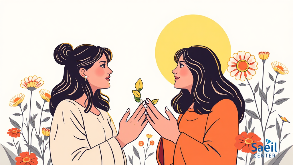 여성새로일하기센터(새일센터)란? (illustration 스타일)
