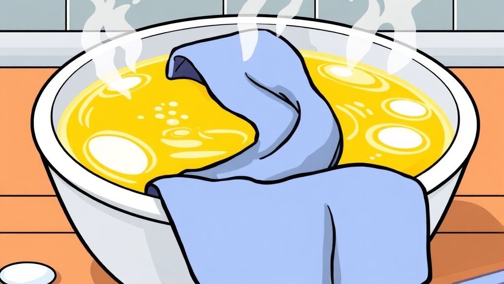 과탄산소다 활용법 (cartoon 스타일)