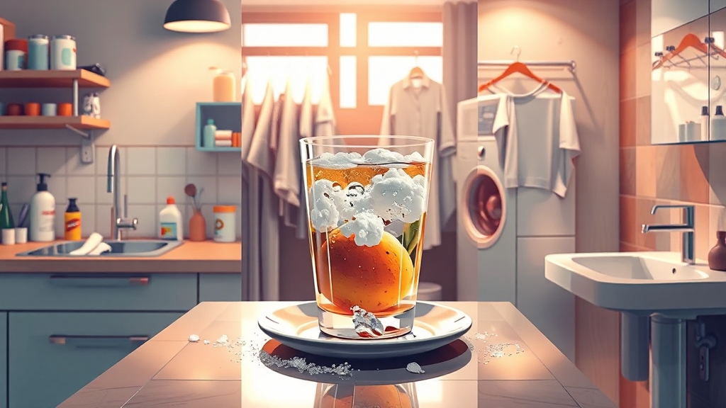 3가지 천연세제 특징 (illustration 스타일)