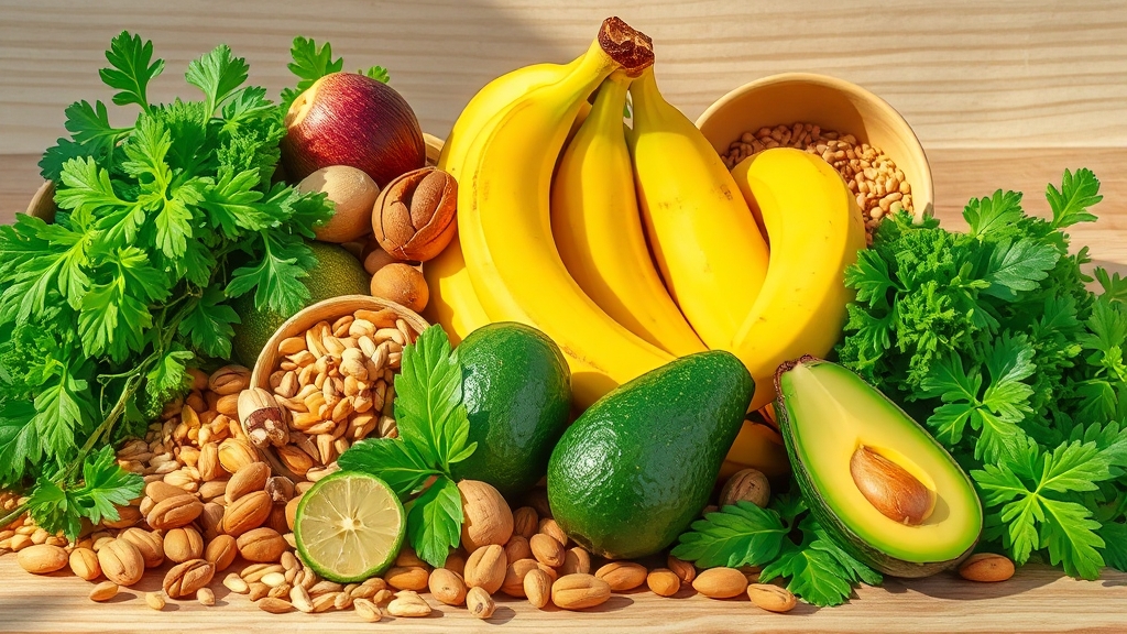 식품별 최적 조합 가이드 (realistic 스타일)