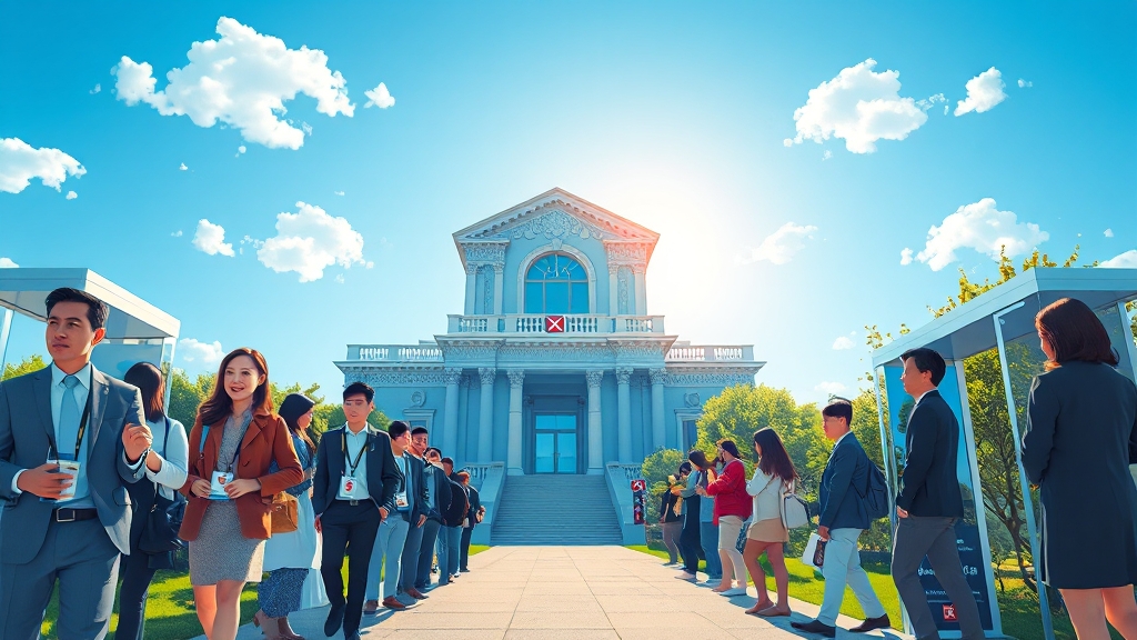 관람 시 유의사항 (illustration 스타일)