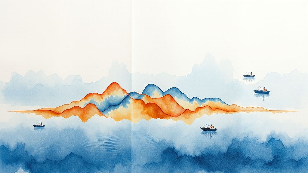 자동차 및 조선업 등 주요 산업별 전망 (watercolor 스타일)