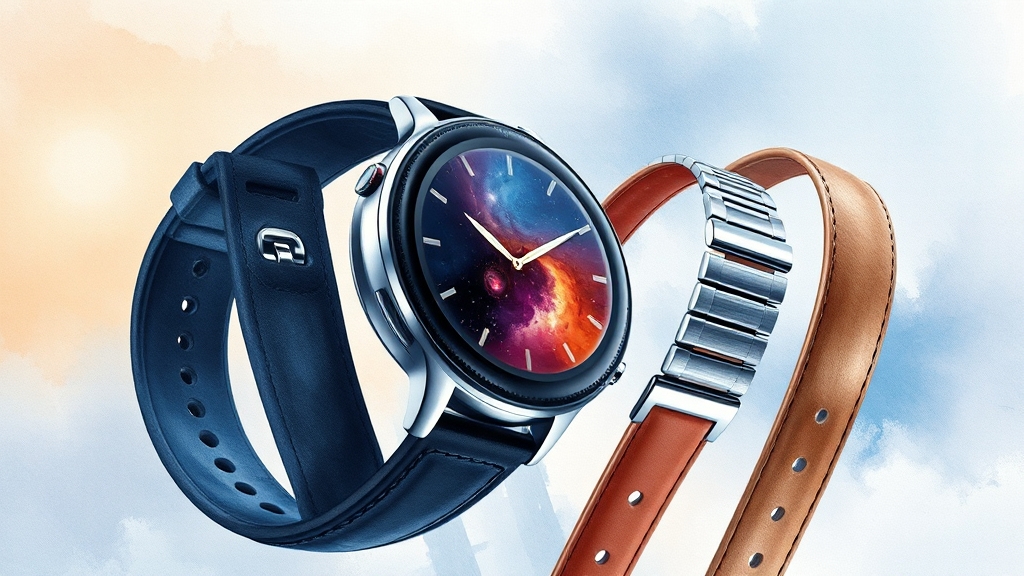 교체형 스트랩: 간편함 & 다양한 스타일 (watercolor 스타일)